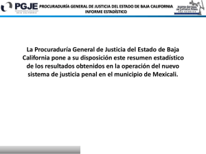 La Procuraduría General de Justicia del Estado de Baja California
