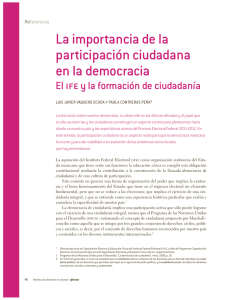 La importancia de la participación ciudadana en la democracia
