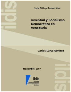 Juventud y socialismo democratico en Venezuela