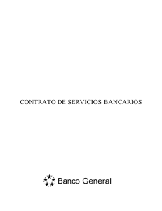Contrato de Servicios Bancarios