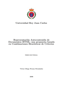 Universidad Rey Juan Carlos Representación Autocontenida de