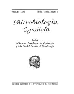 Vol. 24 núm. 1 - Sociedad Española de Microbiología