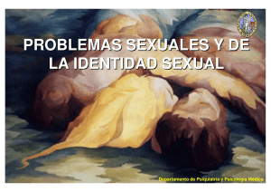 PROBLEMAS SEXUALES Y DE LA IDENTIDAD SEXUAL