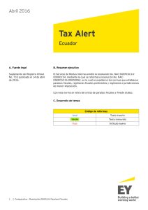 Tax Alert - Comparativo - Resolución 0000154 Paraísos Fiscales