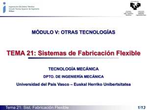 Tema 21 - Sistemas de Fabricación Flexible (FMS)