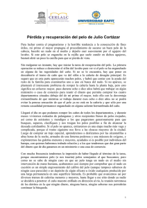 Pérdida y recuperación del pelo de Julio Cortázar