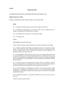 La Rioja Decreto Ley 4.295 LA CAMARA DE DIPUTADOS DE LA
