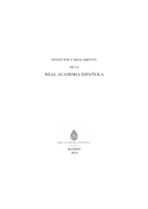 Estatutos - Real Academia Española