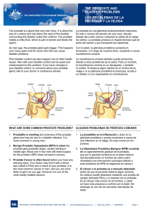 LOS PROBLEMAS DE LA PRÓSTATA Y LA VEJIGA