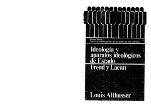 Ideología y aparatos ideológicos de Estado: Freud
