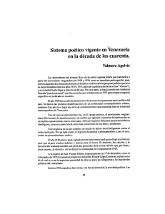 Sistema poético vigente ett—Venezuela