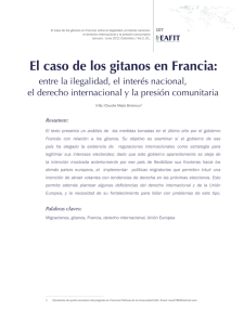 El caso de los gitanos en Francia - Publicaciones
