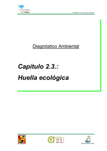 Capítulo 2.3.: Huella ecológica