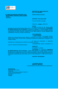 MINISTERIO DE OBRAS PUBLICAS R.U.T. Nº 61.202.000
