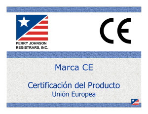 Marca CE - Perry Johnson Registrars, Inc.