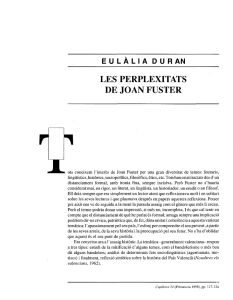 Les perplexitats de Joan Fuster - Biblioteca Virtual Miguel de