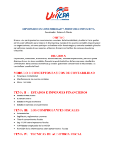 MODULO I: CONCEPTOS BASICOS DE CONTABILIDAD TEMA II