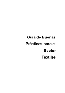 Guía de Buenas Prácticas para el Sector Textiles