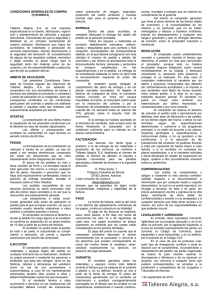 CONDICIONES GENERALES DE COMPRA (V