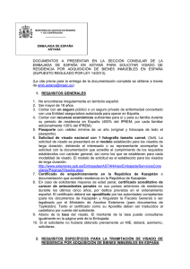 Visado de residencia RIV bienes inmuebles act. 06-04