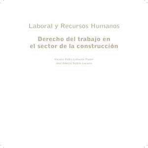 derecho del trabajo en el sector de la construcción
