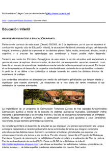 Educación Infantil - Colegio Corazón de María