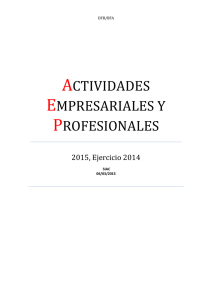 Manual de actividades ejercicio 2014