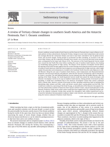 A review of Tertiary climate changes in southern South America and