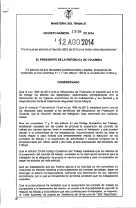 decreto 1508 del 12 de agosto de 2014