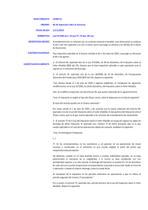 DIRECCIÓN GENERAL DE TRIBUTOS. Consulta V2405-10