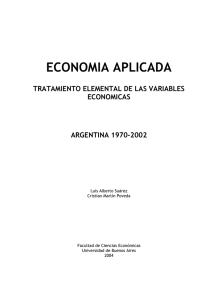 Economía Aplicada - Facultad de Ciencias Económicas
