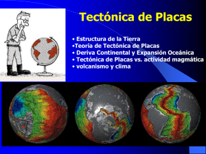 Tectónica de placas - Departamento de Evolución de Cuencas