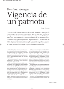 Ponciano Arriaga - Revista de la Universidad de México