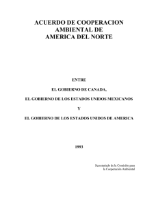 Acuerdo de Cooperación Ambiental de América del Norte