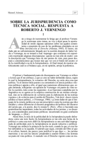 pdf Sobre la jurisprudencia como técnica social. Respuesta a