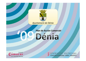 Plan de Acción Comercial Ajuntament de Dénia