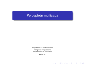 Perceptrón multicapa