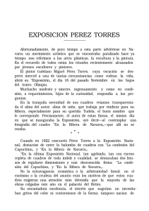 EXPOSICION PÉREZ TORRES
