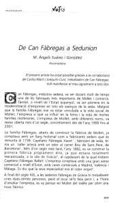 Page 1 NA CON ÇDGRAFI Ç`. į of: De Can Fàbregas a Sedunion M