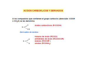 Nomenclatura empírica o común de los ácidos carboxílicos