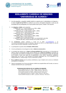 Normativa menores - Universidad de Almería