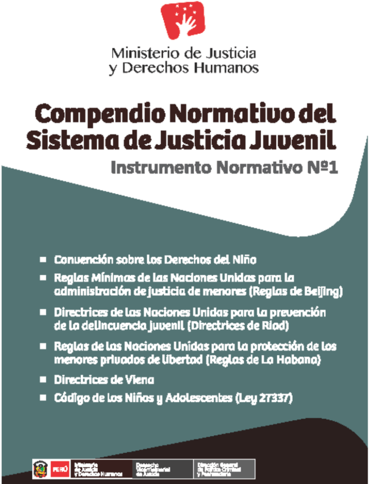 Compendio Normativo Del Sistema De Justicia Juvenil