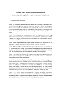Ordenanza 7 - Universidad Católica Argentina