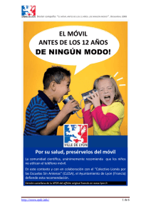 EL MÓVIL ANTES DE LOS 12 AÑOS DE NINGÚN MODO!