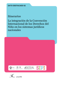 Itinerarios: La integración de la Convención - SIPI