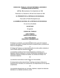 CODIGO DEL TRABAJO ( CON SUS REFORMAS, ADICIONES E
