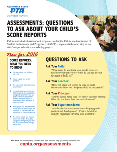 assessments: questions to ask about your child`s score reports
