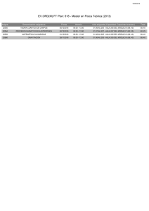 EV.ORD(M) FT Plan: 618 - Máster en Física Teórica (2013)