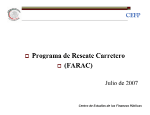 CEFP Presentación Programa de Rescate Carretero FARAC