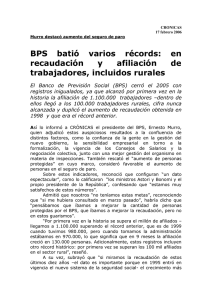 BPS batió varios récords: en recaudación y afiliación de